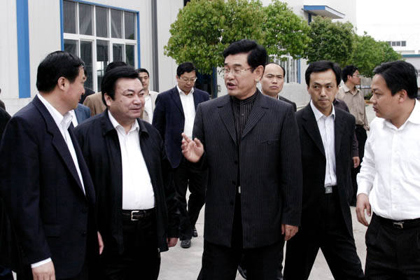 安徽省常務副省長任海深來我公司參觀視察 安徽省常務副省長任海深來我公司參觀視察